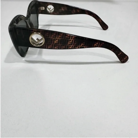 Fendi Women's Cat-Eye Sunglasses - Black and Brown - Picture 6 of 13